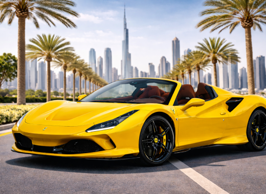 Rent Ferrari F8 Turbo Spyder 2023 in Dubai
