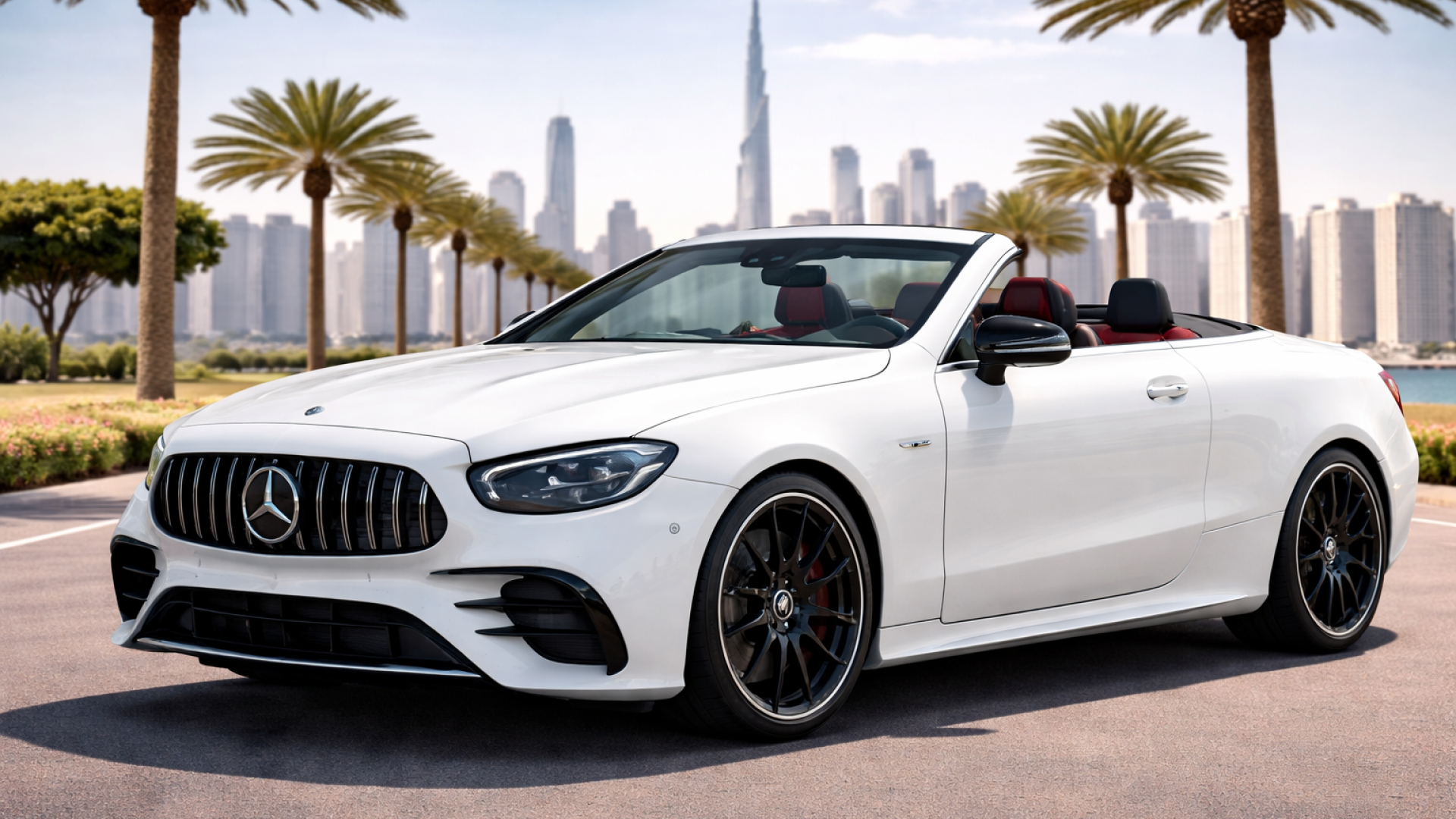 Rent Mercedes Benz AMG E53 Convertible 2024 in Dubai