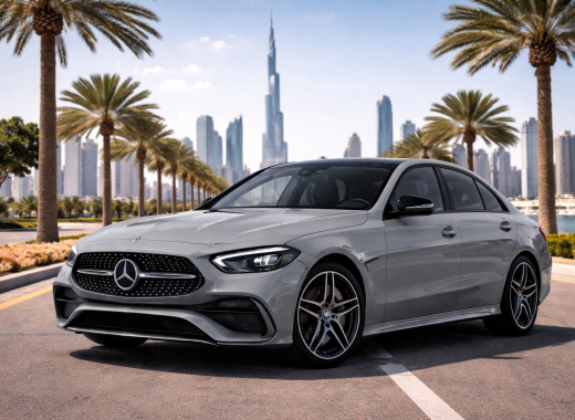 Rent Mercedes Benz C300 AMG 2025 in Dubai